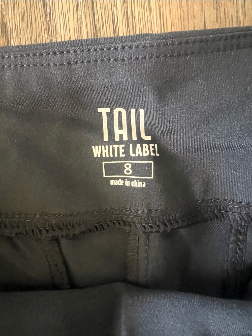 Tail White Label Women's High-Waist Black Golf 11” Athletic Shorts Size 8 - Picture 7 of 7